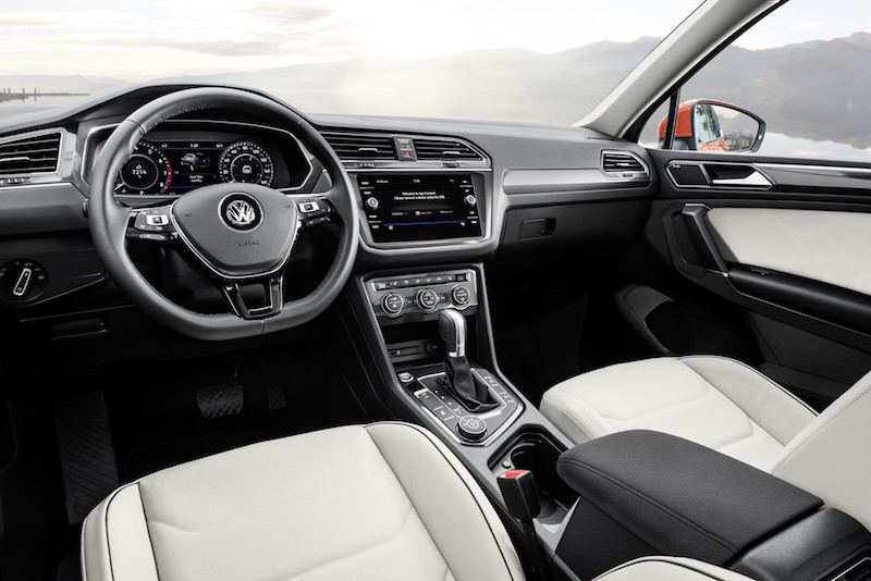 interior of the 2018 Volkswagen Tiguan