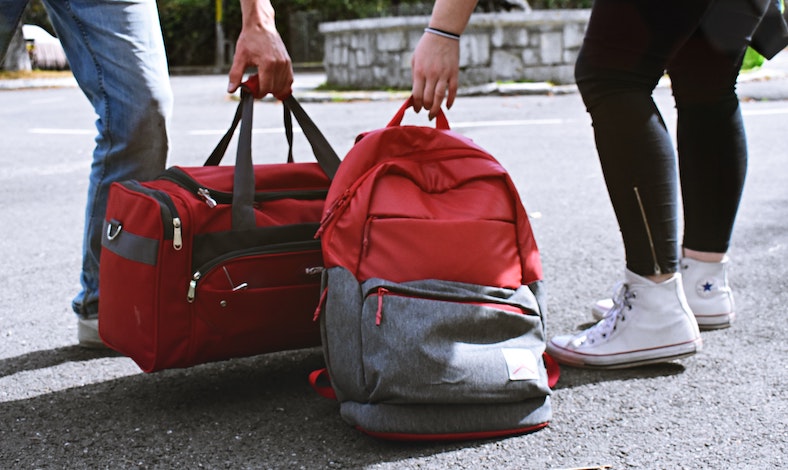 Volkswagen Golf with Suitcases