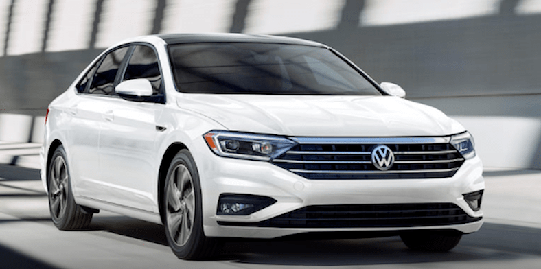 2021 Volkswagen Jetta driving.