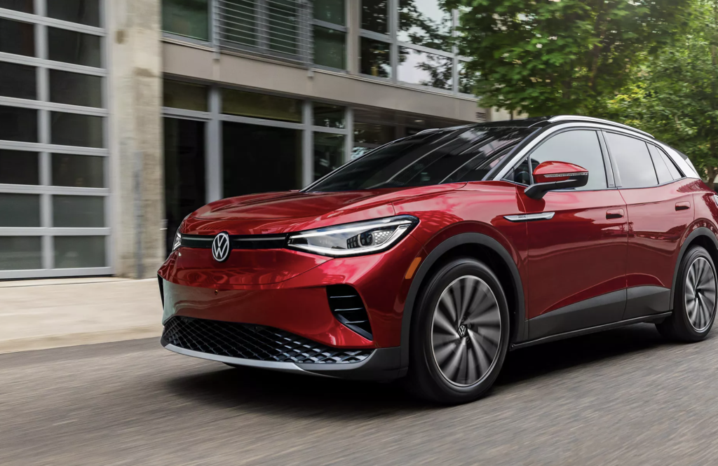 2023 red Volkswagen ID.4