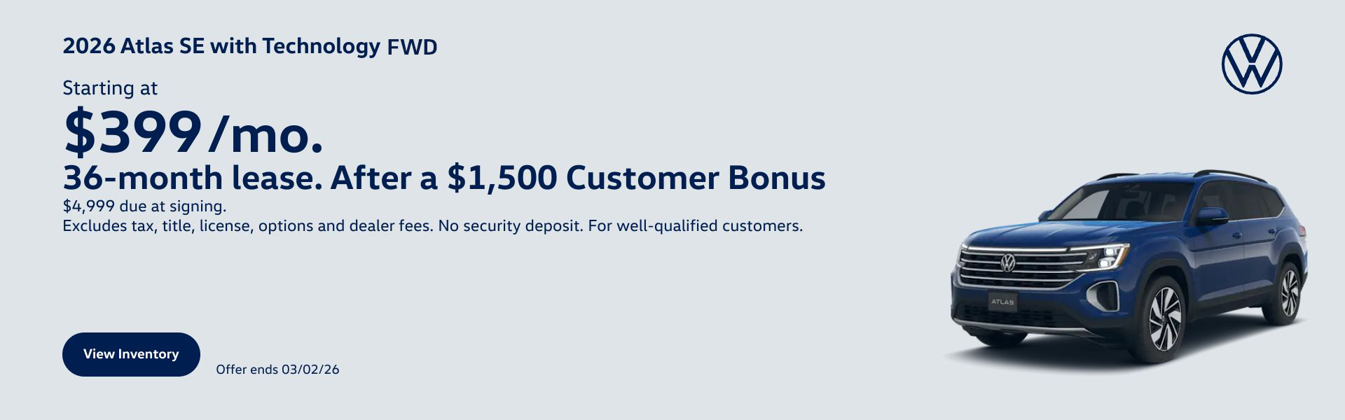 26 Atlas PAR Pushed Offer