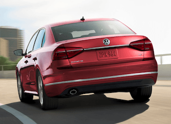 Exterior of the 2018 Volkswagen Passat