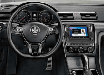 Cabin of the 2018 Volkswagen Passat
