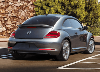 Exterior of the 2018 Volkswagen Beetle