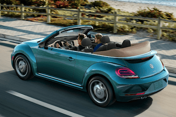 Exterior of the 2018 Volkswagen Beetle Convertible