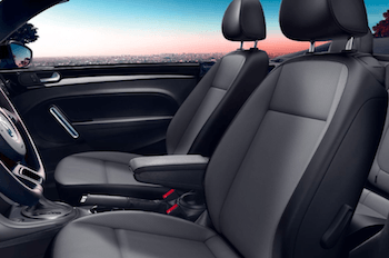 Cabin of the new VW Beetle Convertible