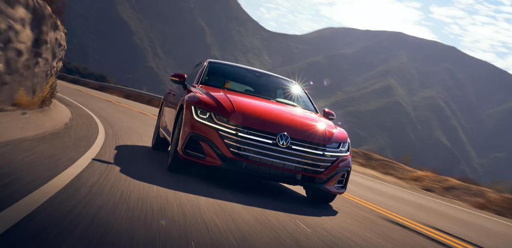 2023 VW Arteon driving on road