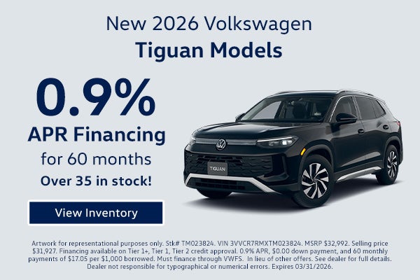 Volkswagen Tiguan finance offer